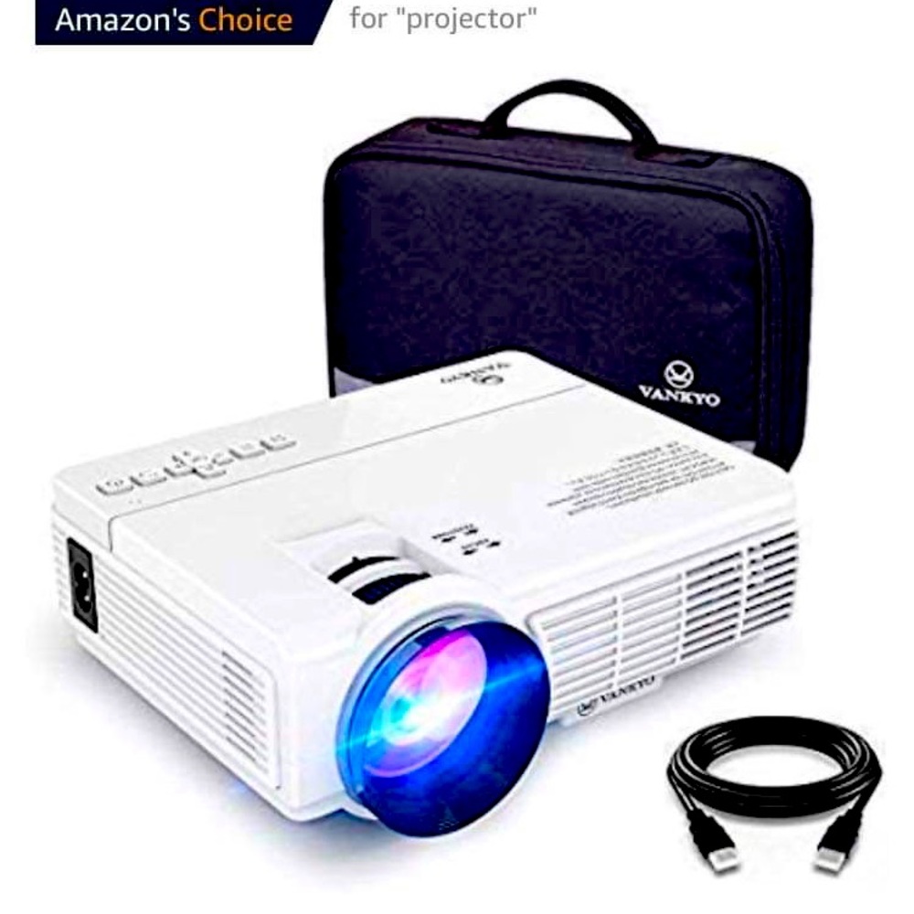Portable Projector 1089P and 170”